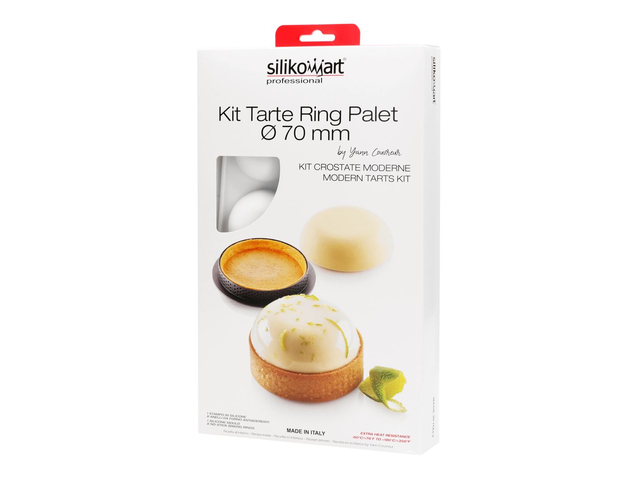 Silikonform Kit Tarte Ring Palet 70mm