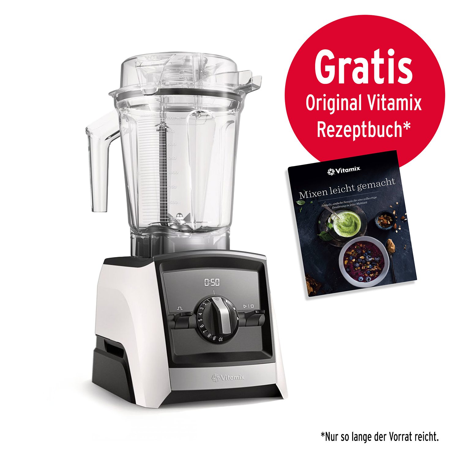 54601  01  Vitamix Ascent A2500i weiss mit Buch 1920x1920-1 54601  01  Vitamix Ascent A2500i weiss mit Buch 1920x1920-1