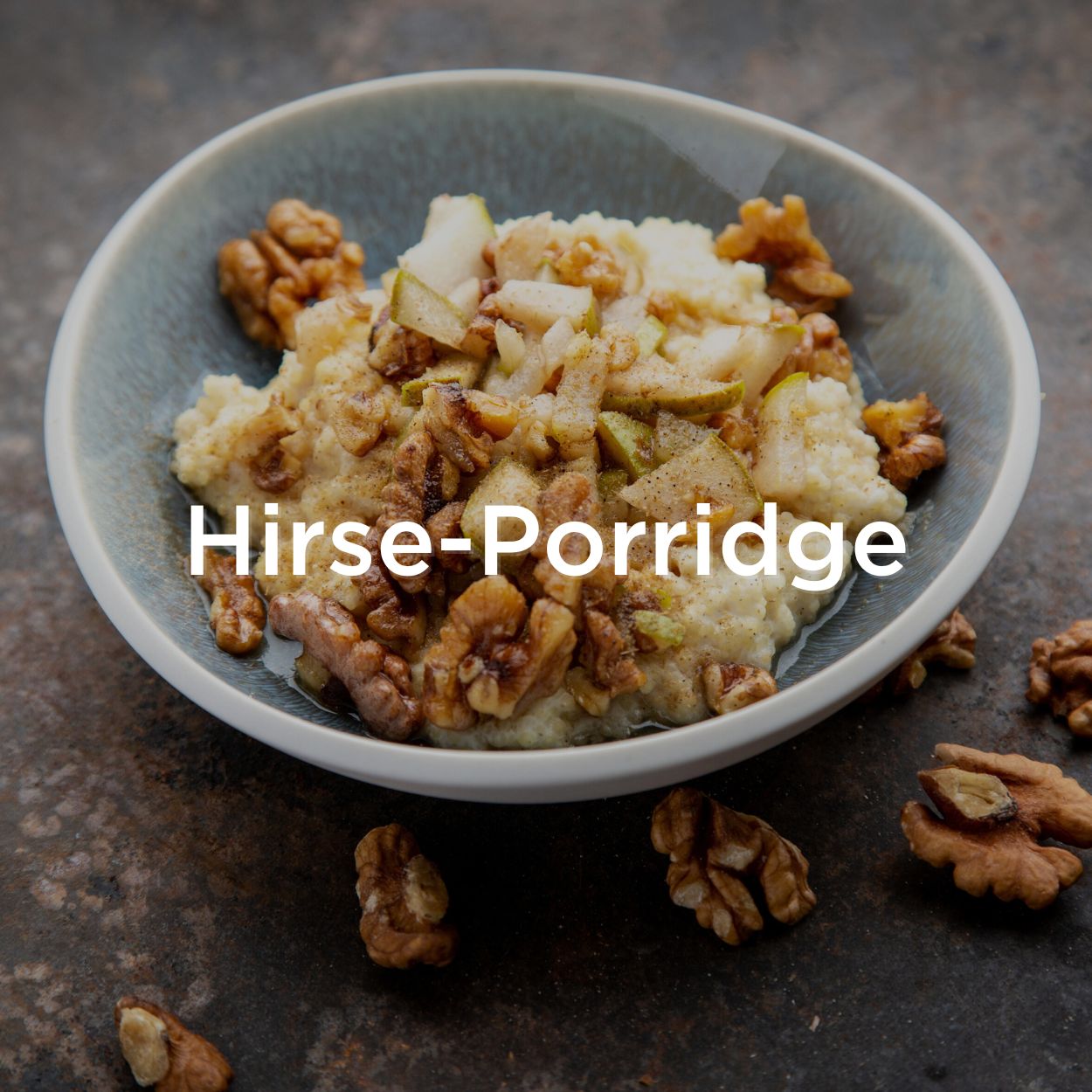 Veganer Hirse-Porridge Veganer Hirse-Porridge