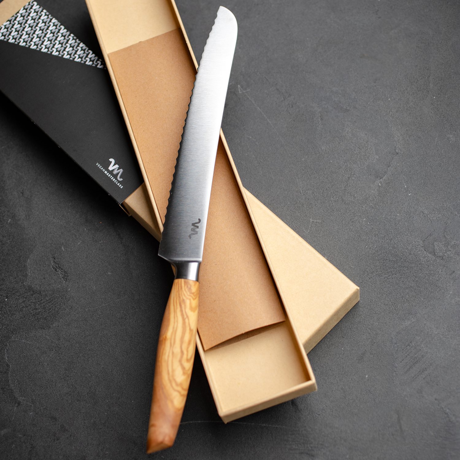 Vegan Masterclass Brotmesser Olive Vegan Masterclass Brotmesser Olive